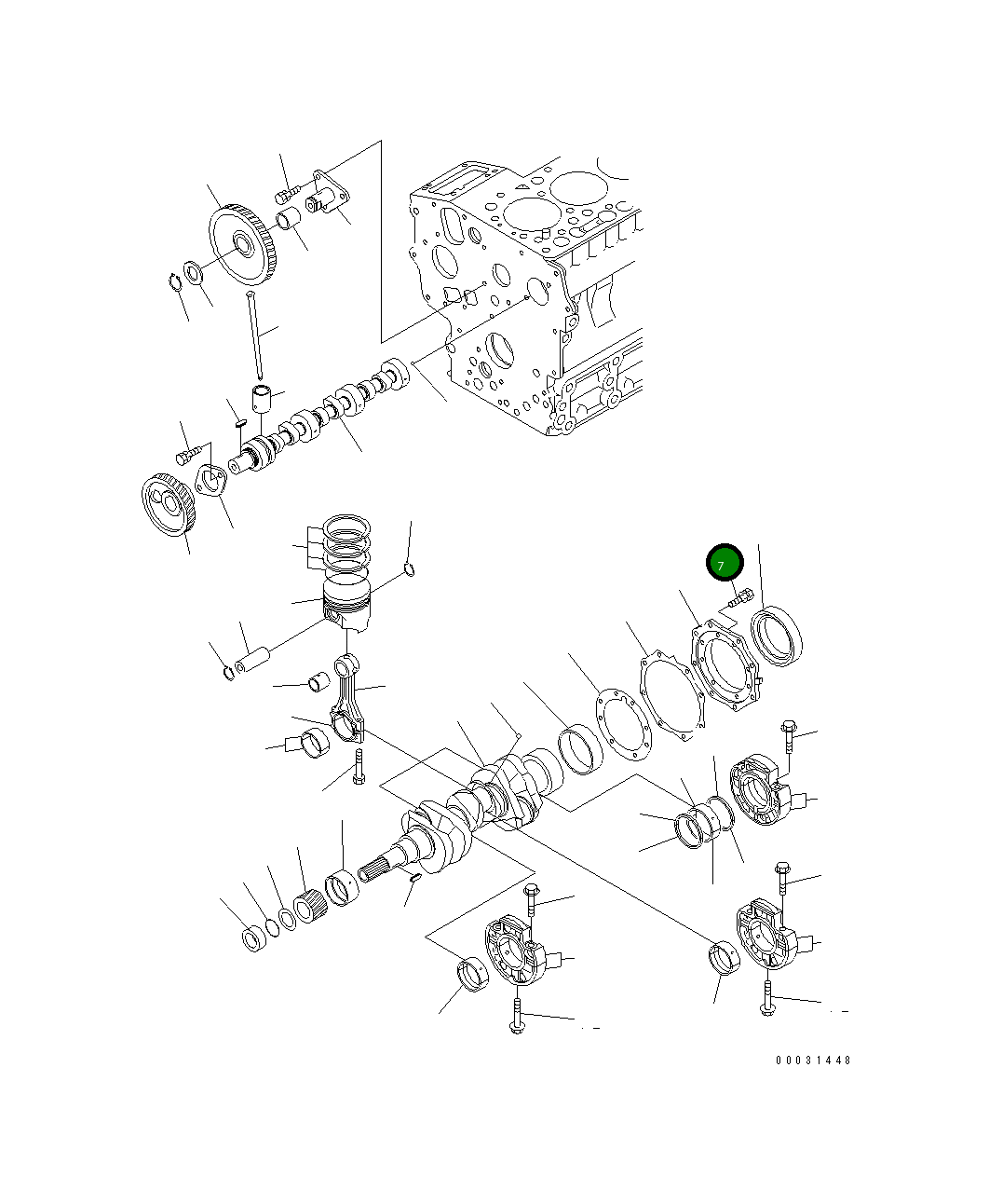Болт KT01023-50622 Komatsu