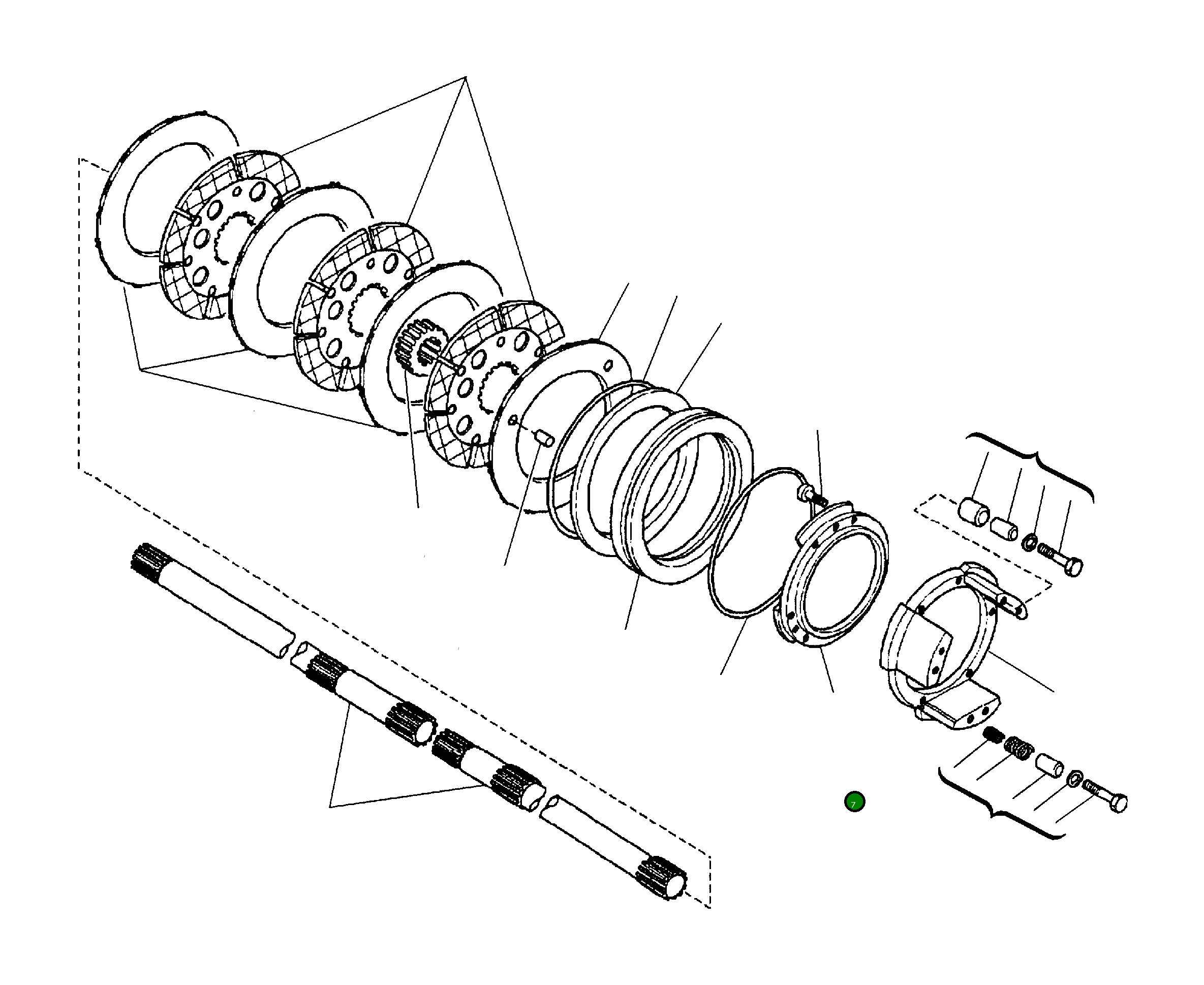 Кольцо уплотнительное (O-Ring) CA0133758  Komatsu