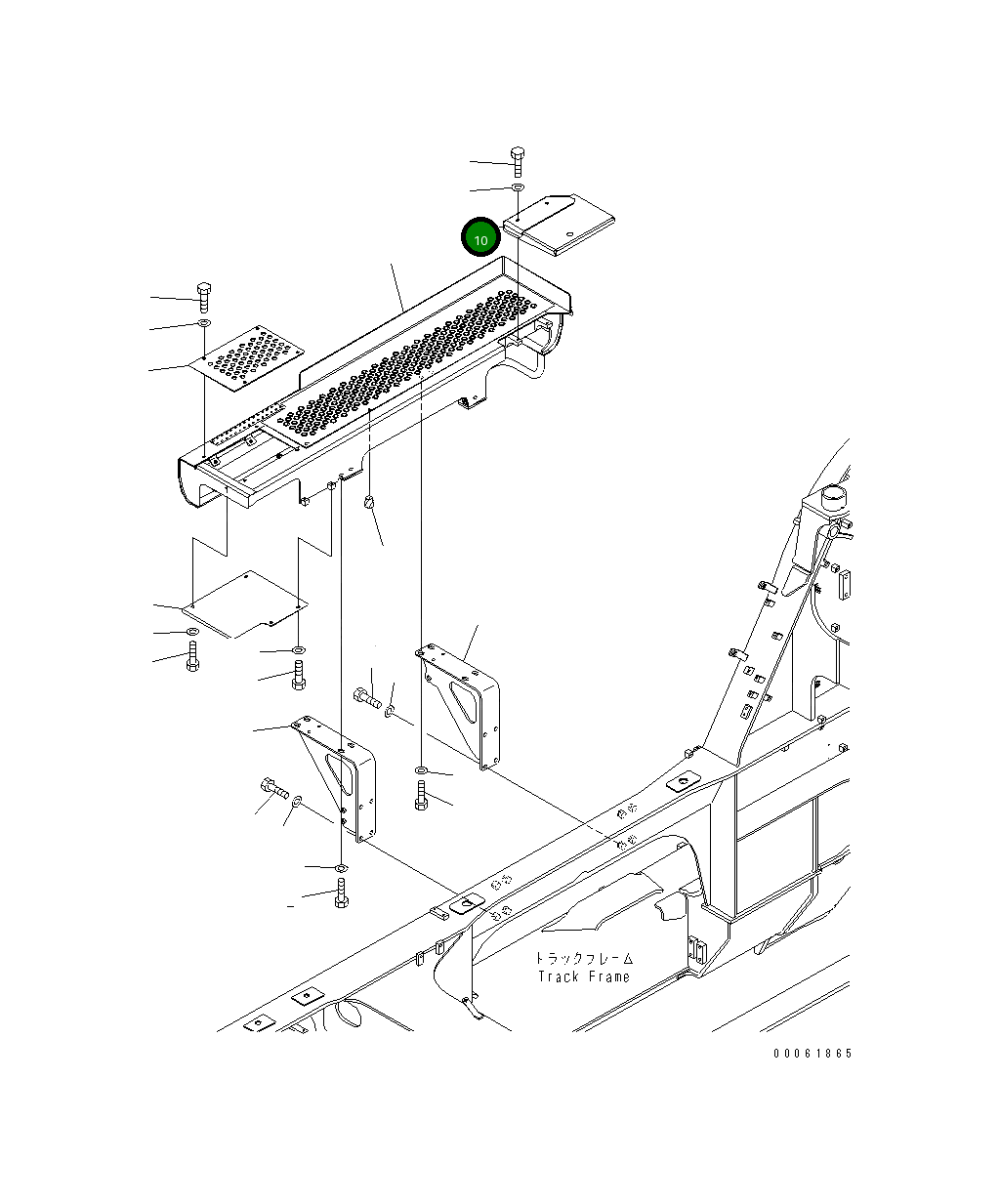 Крышка 8234-54-1393 Komatsu