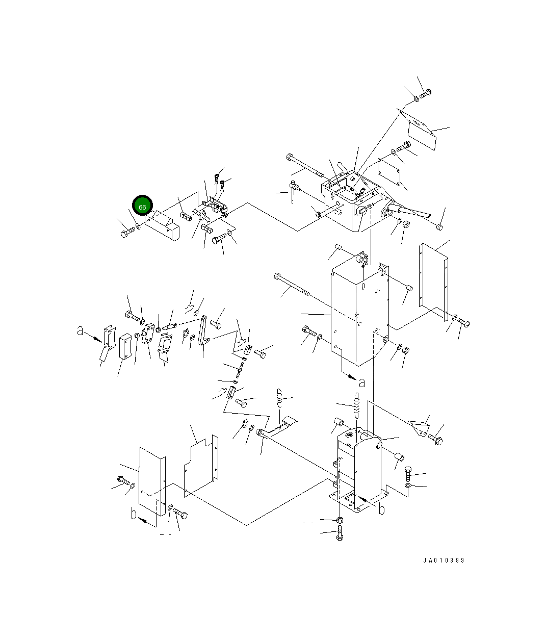 Крышка 235-06-49560 Komatsu