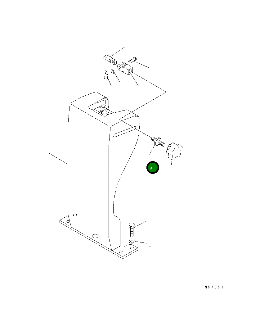 Болт 277-43-52540 Komatsu