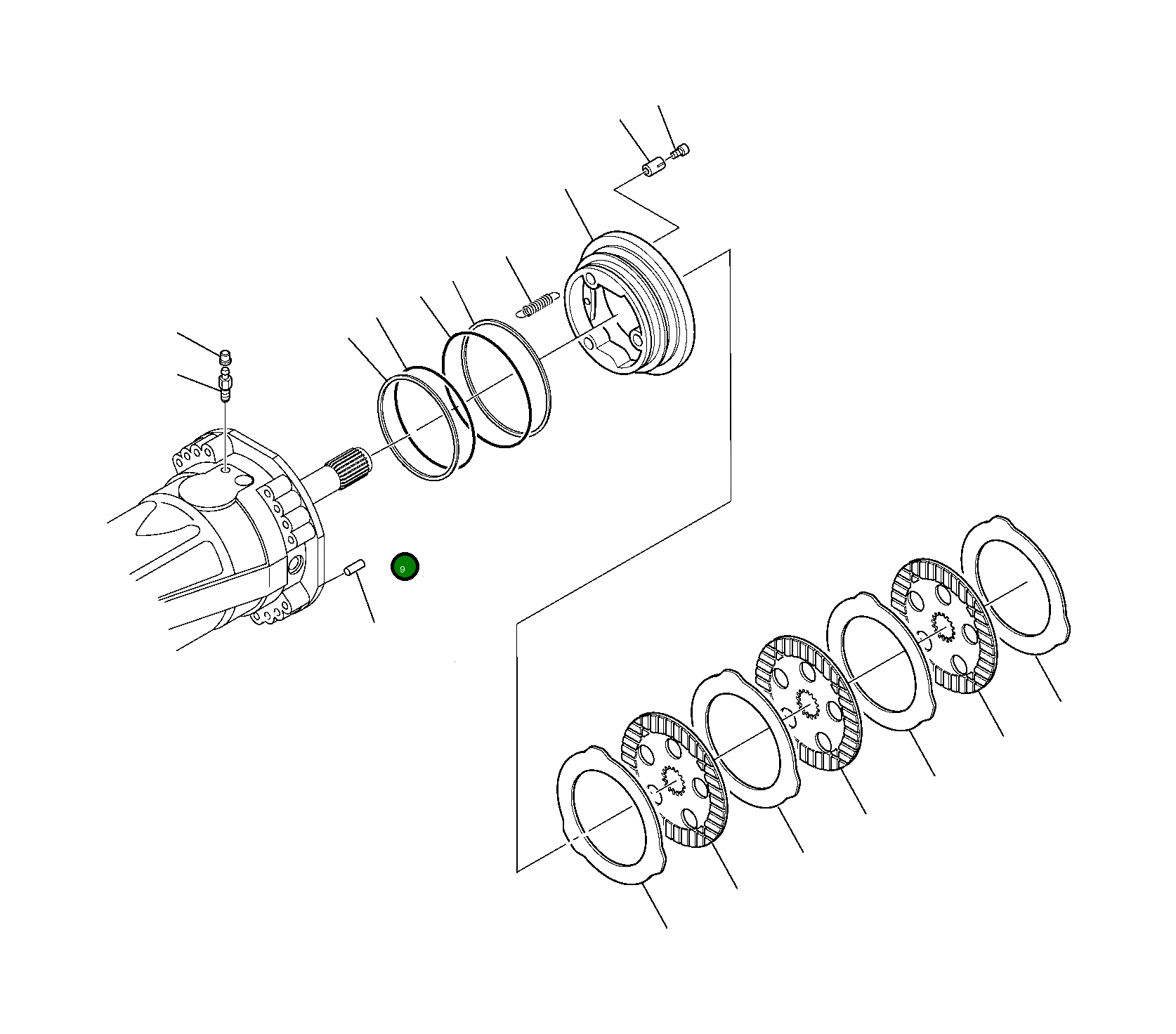 Кольцо уплотнительное (O-Ring) 226-22-12130  Komatsu