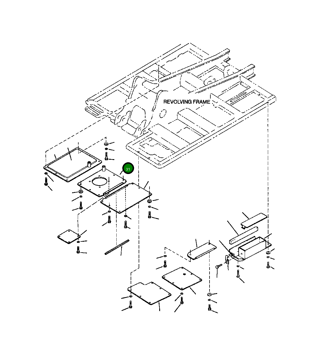 Крышка 20Y-54-28563 Komatsu