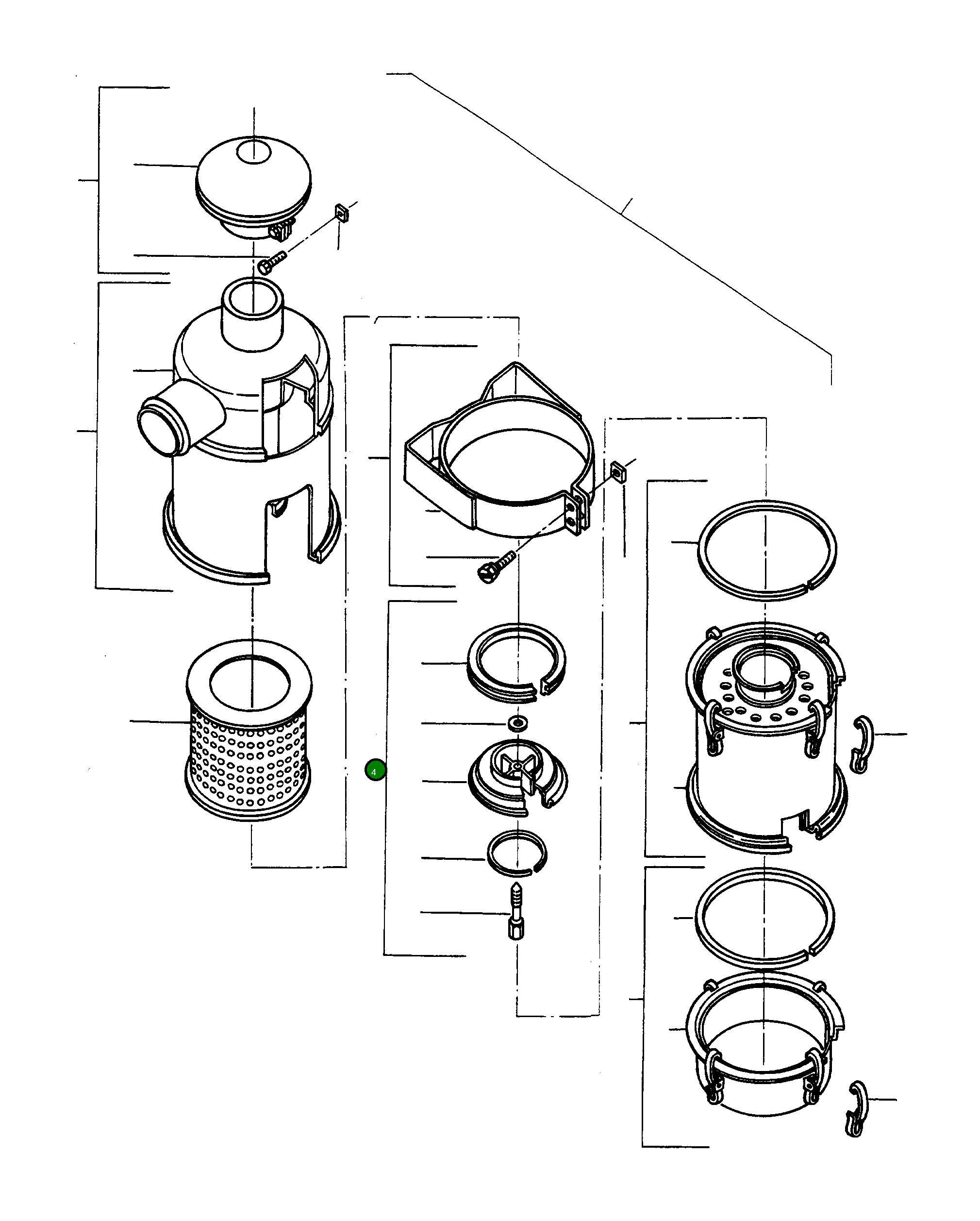 Крышка 2873066M91 Komatsu