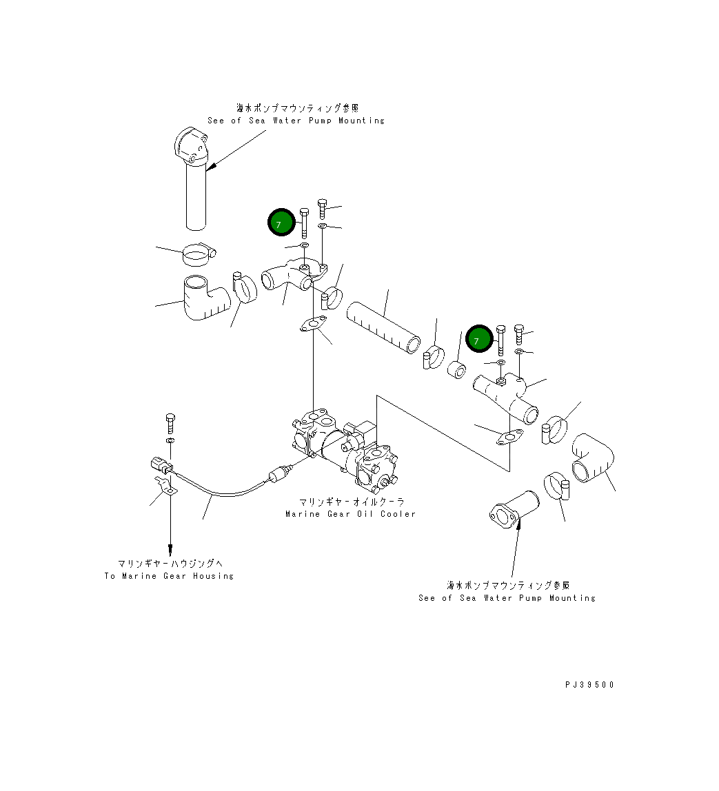 Болт 01050-51075 Komatsu