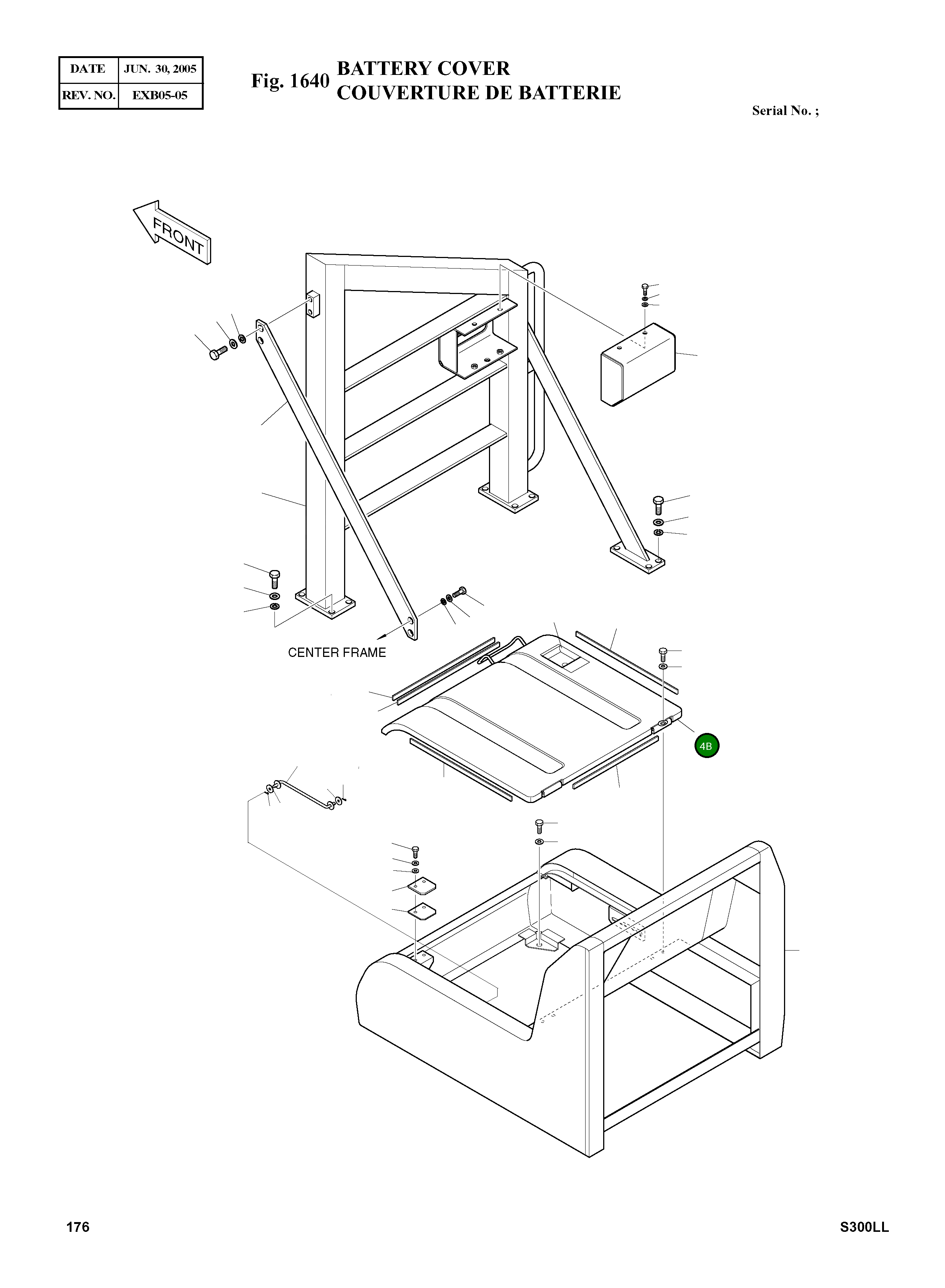 Крышка 621-03667B Komatsu