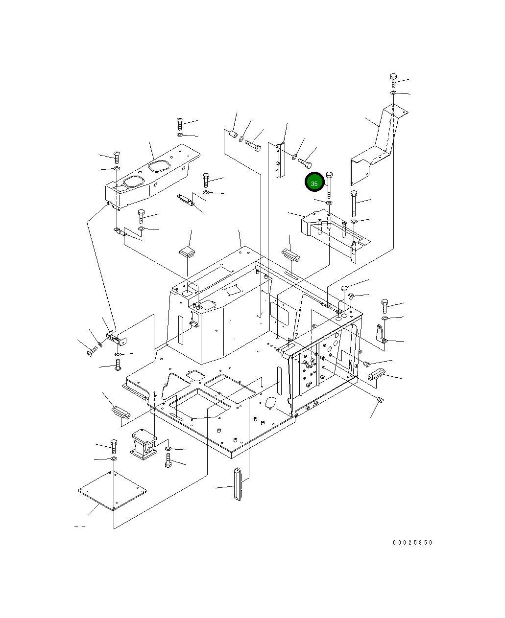 Болт 01011-D1270 Komatsu