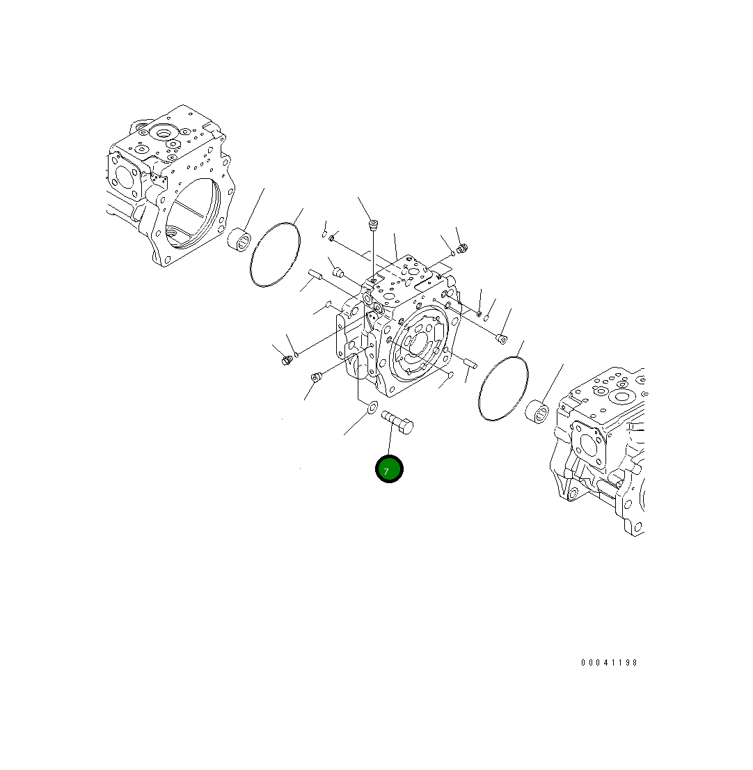 Болт 01010-61655 Komatsu
