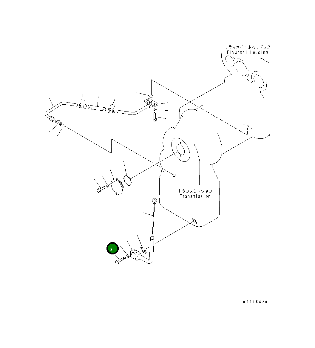 Болт 01010-50865 Komatsu