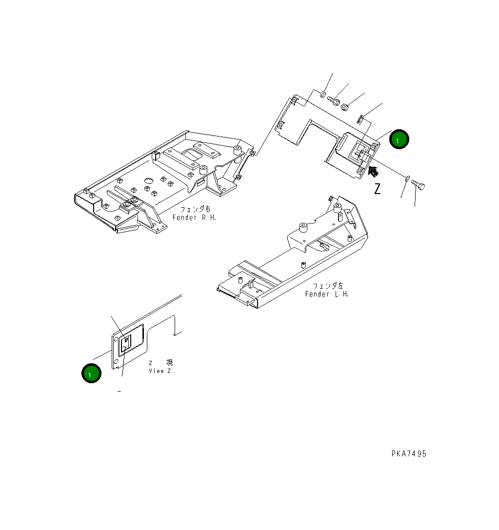 Крышка 124-78-51180 Komatsu