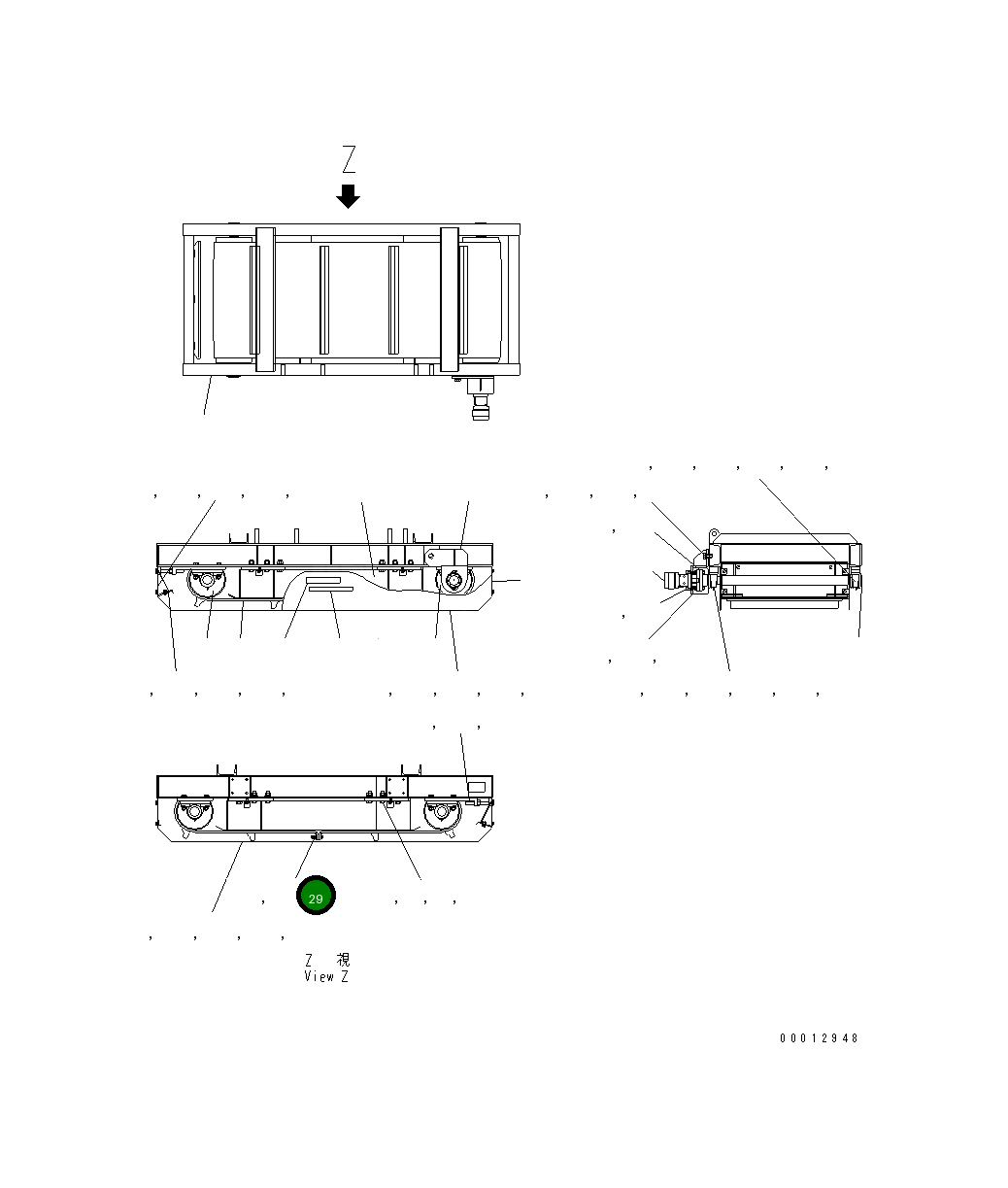 Болт MFP0000421  Komatsu
