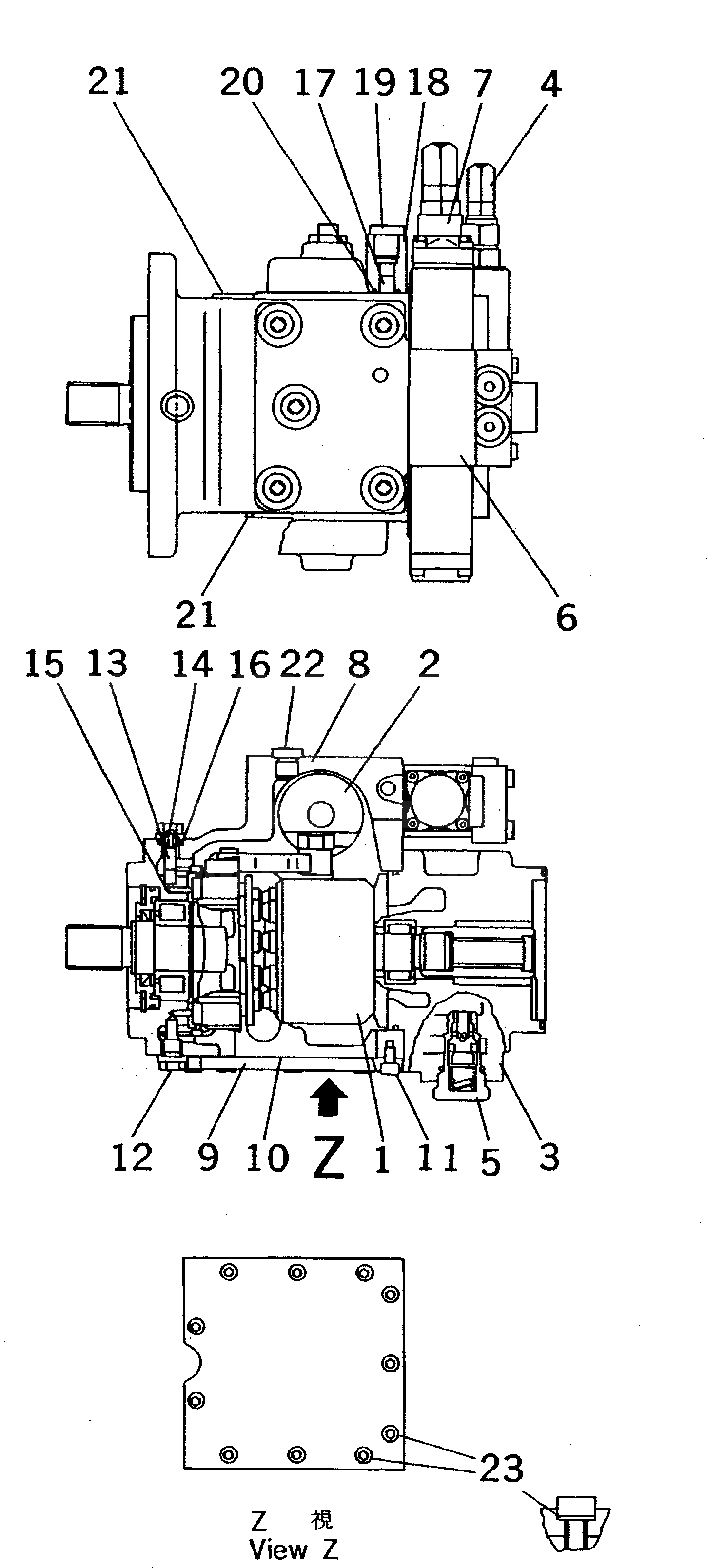 Кольцо уплотнительное (O-Ring) 02891-02009  Komatsu