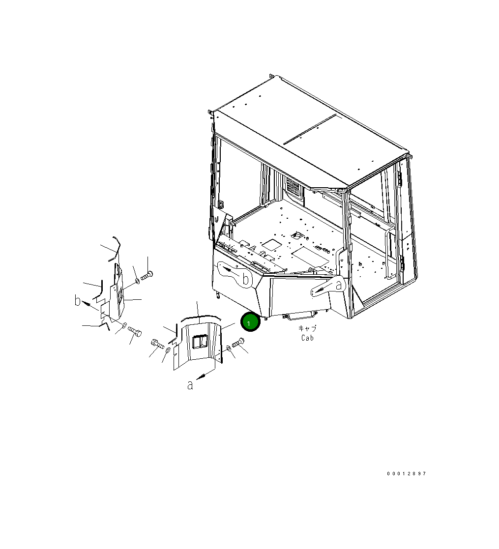 Крышка 418-923-3520 Komatsu