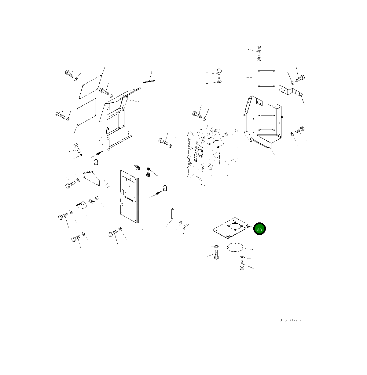 Крышка 423-02-69341 Komatsu