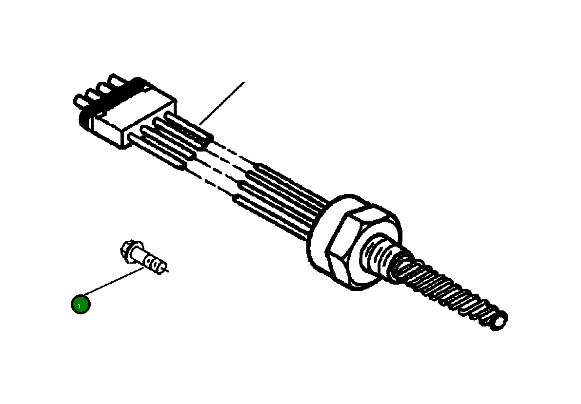 Болт 1307 657 H1 Komatsu