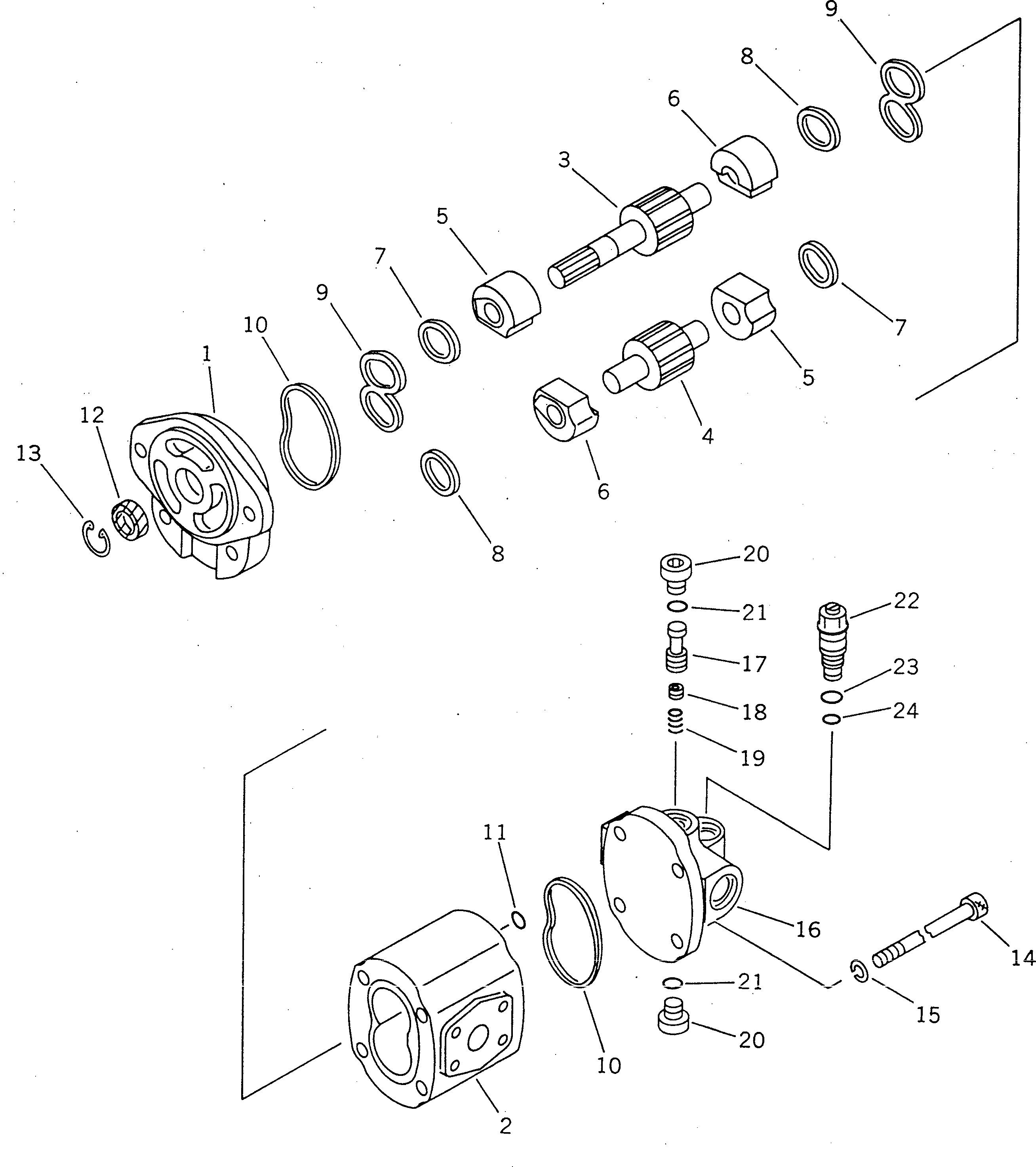 Болт KB20121-31276  Komatsu