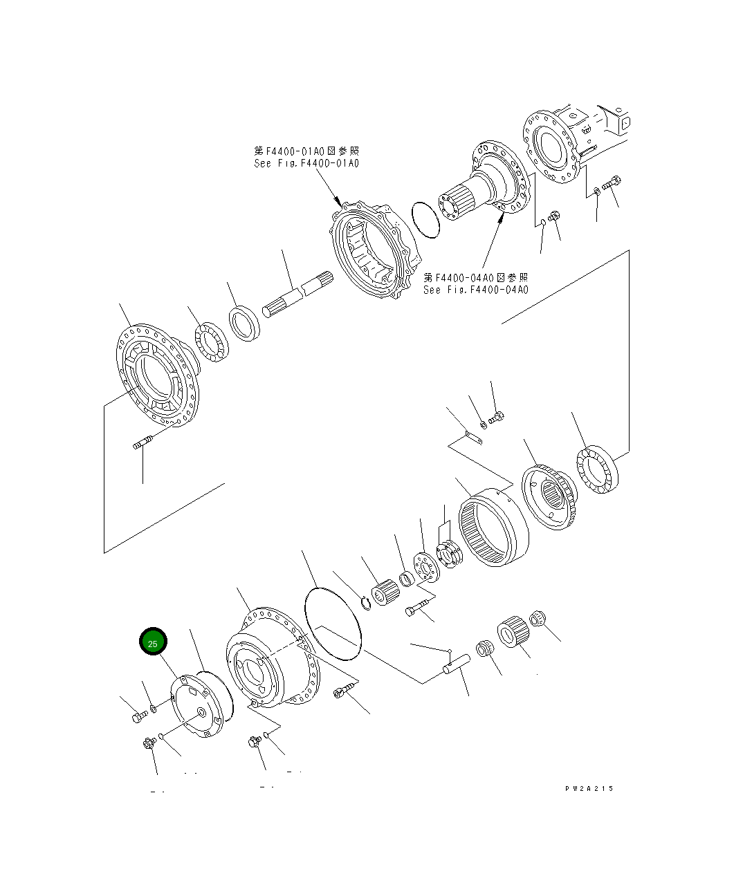 Крышка 421-22-12632 Komatsu