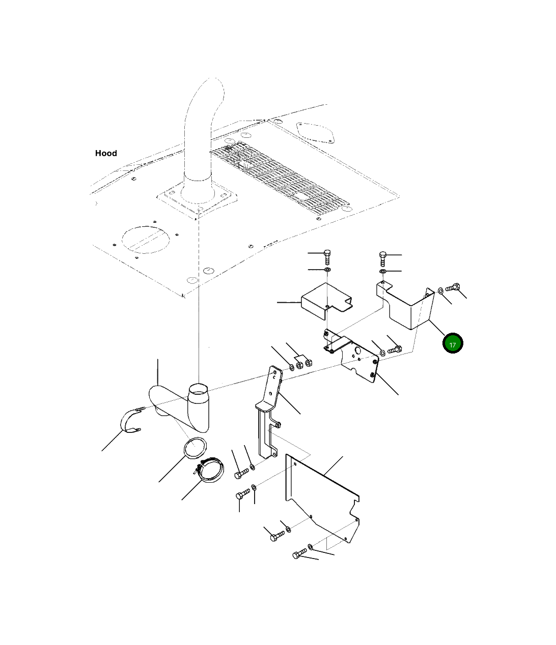 Крышка 423-01-52321  Komatsu