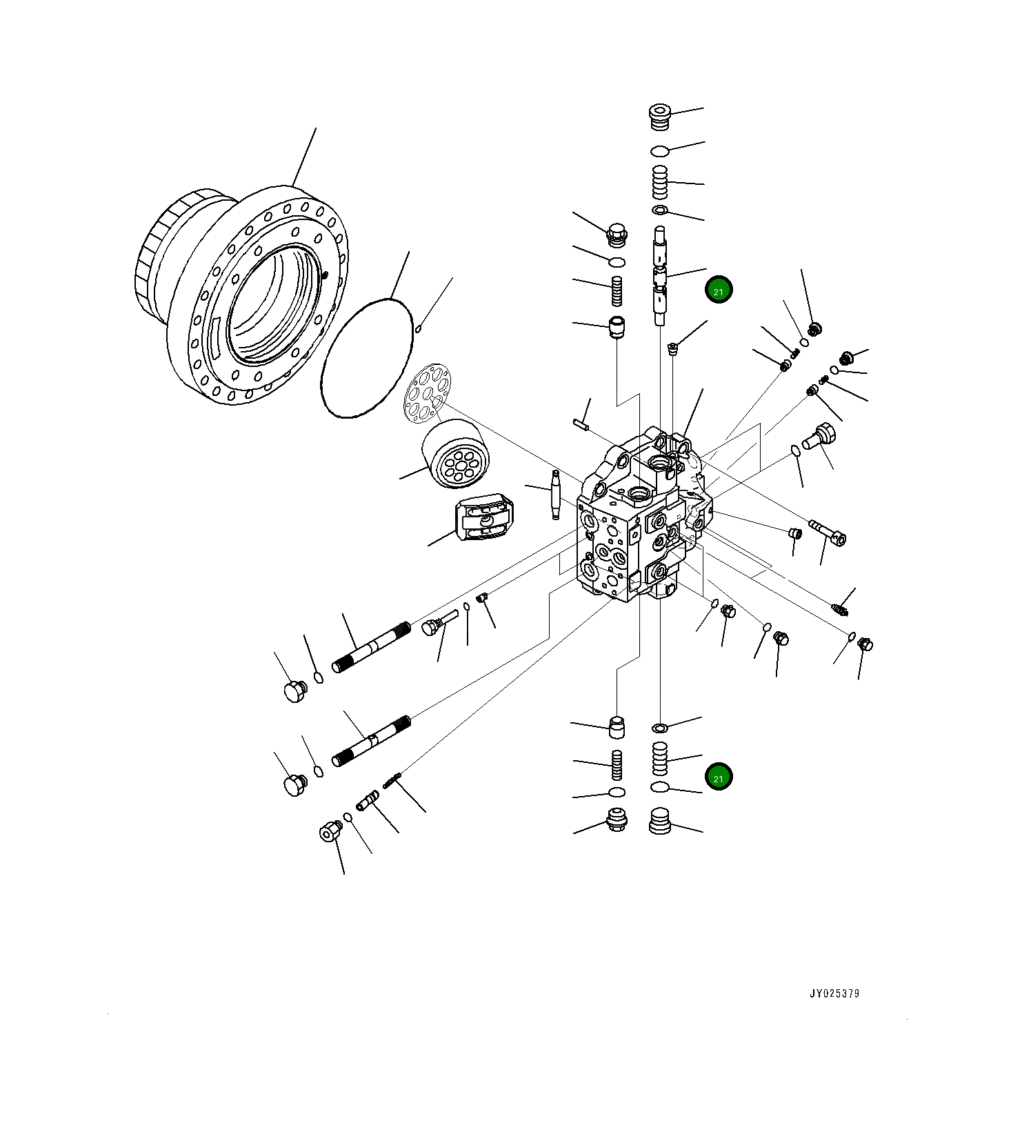 Кольцо 708-8F-36120 Komatsu