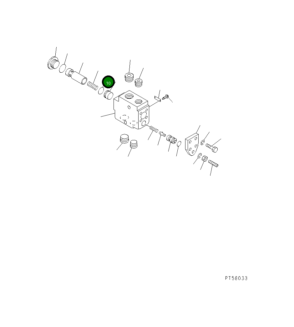 Кольцо уплотнительное (O-Ring) KB95111-01800 Komatsu