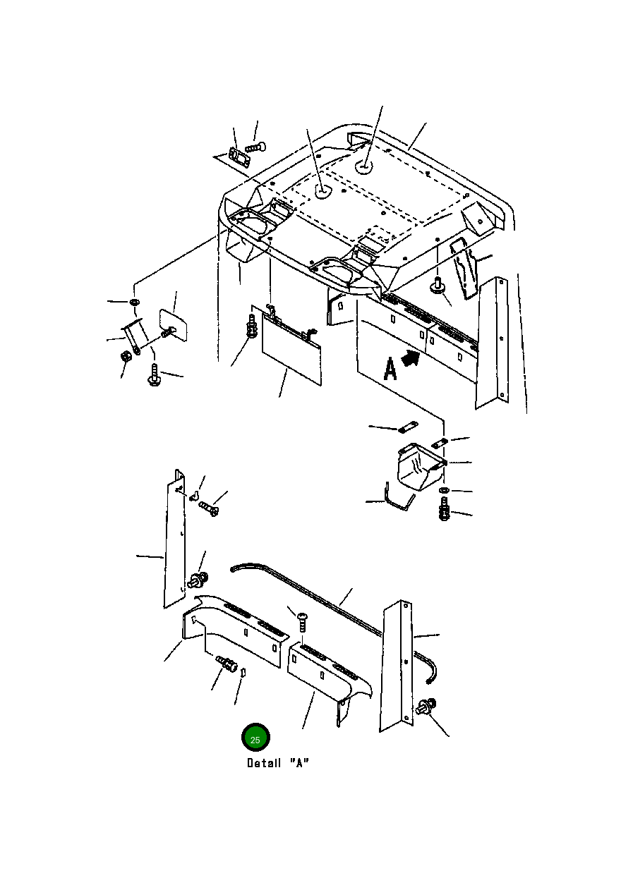 Крышка 419-926-A760 Komatsu