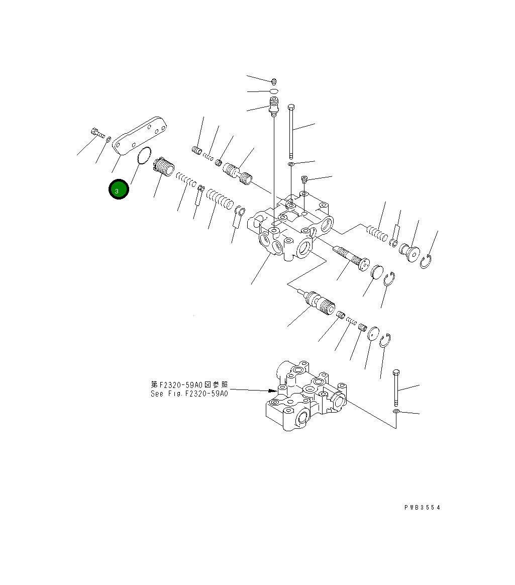 Крышка 145-15-45810  Komatsu