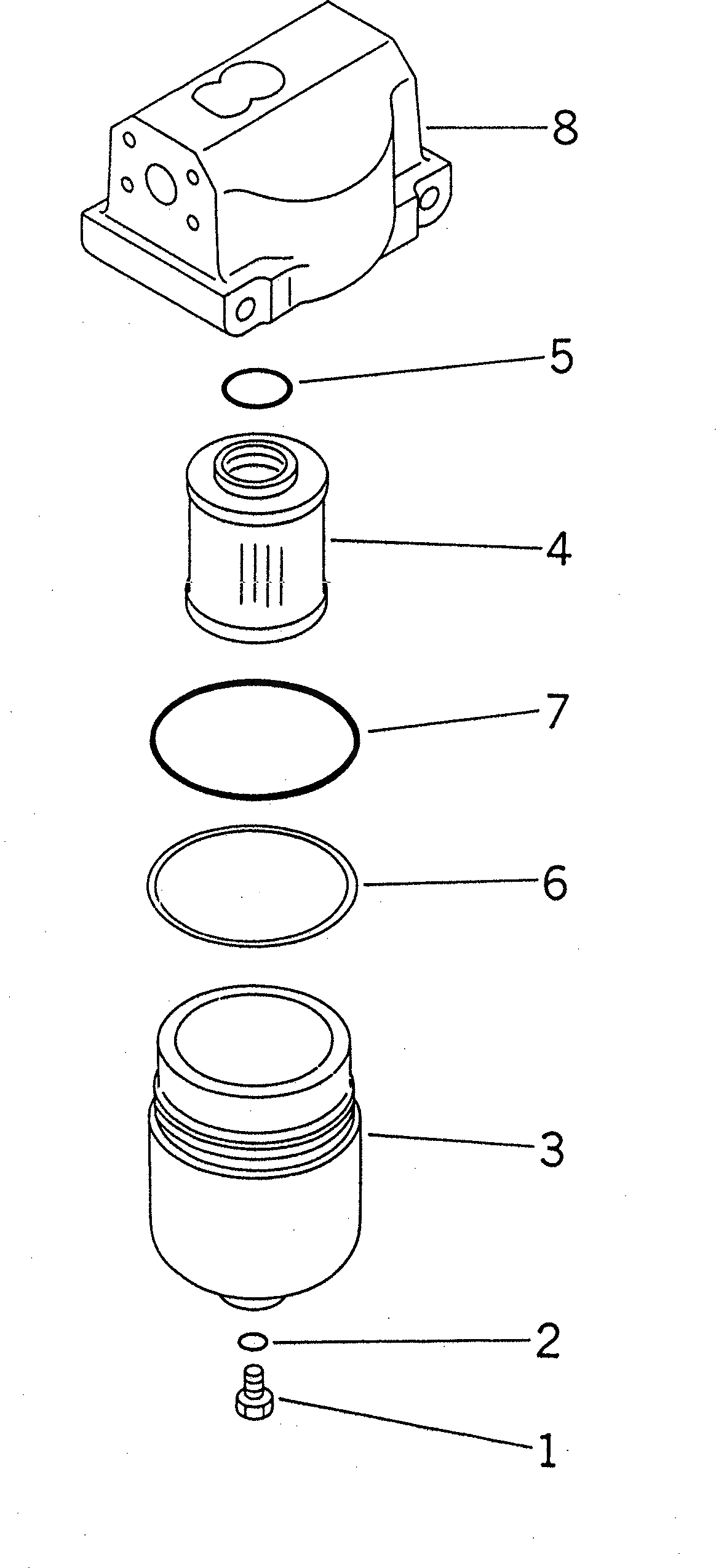 Кольцо уплотнительное (O-Ring) 07002-12010 Komatsu