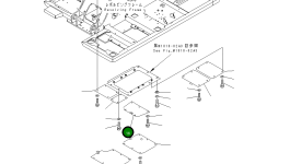 Крышка 20Y-54-28852 Komatsu