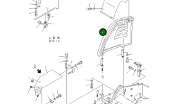Крышка 21J-54-12112 Komatsu