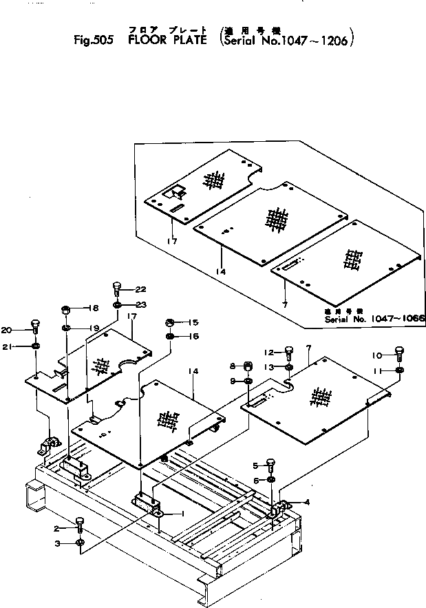 Болт 01000-00616 Komatsu