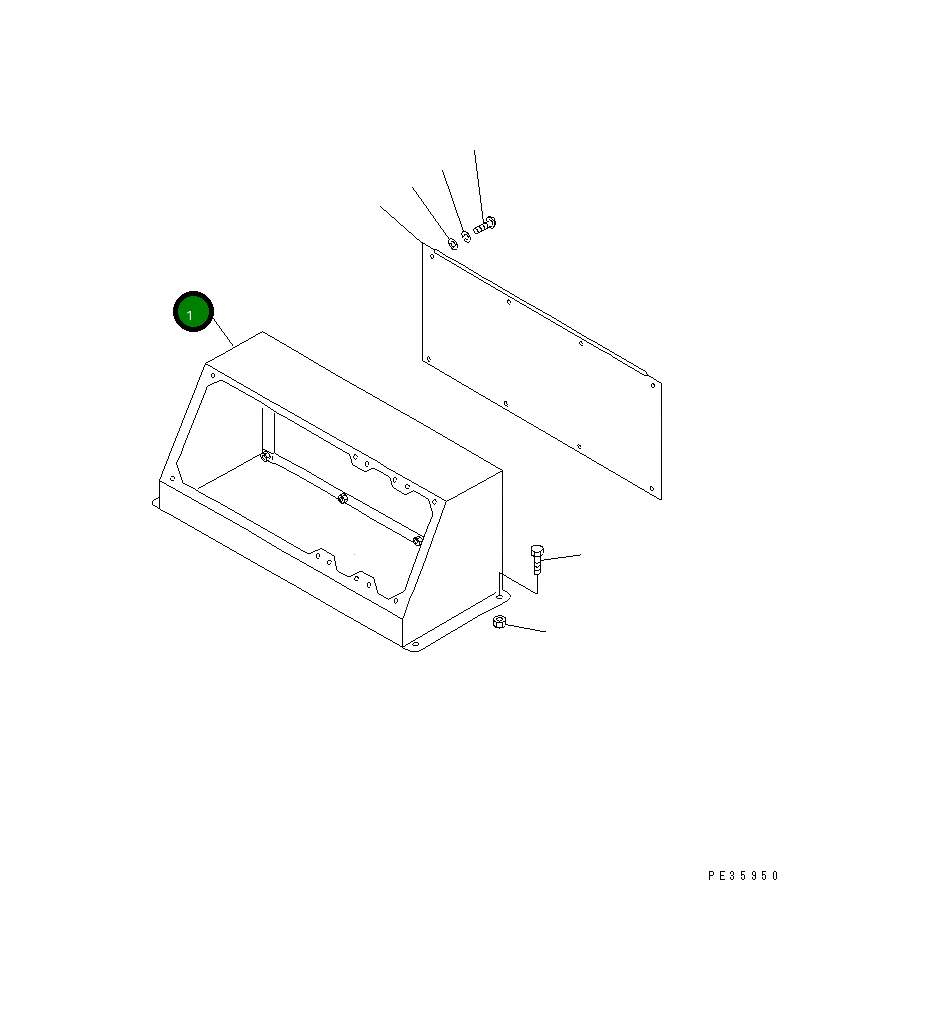 Крышка 7700-85-3310 Komatsu