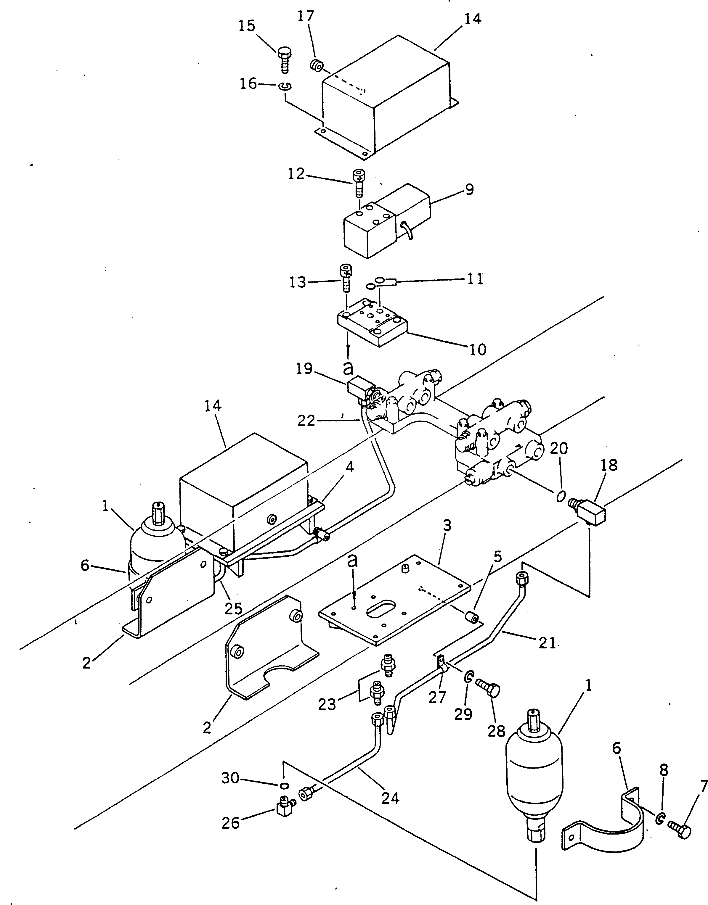 Болт 01252-40880 Komatsu