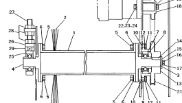 Опорный блок 362-Z56-4380 Komatsu