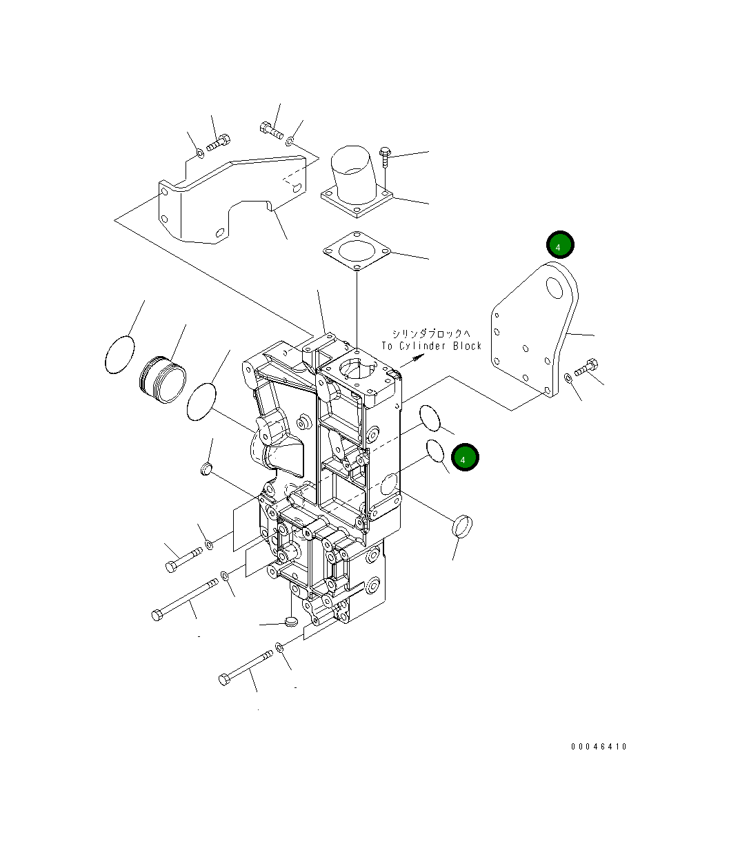 Кольцо уплотнительное (O-Ring) 07000-A3050 Komatsu