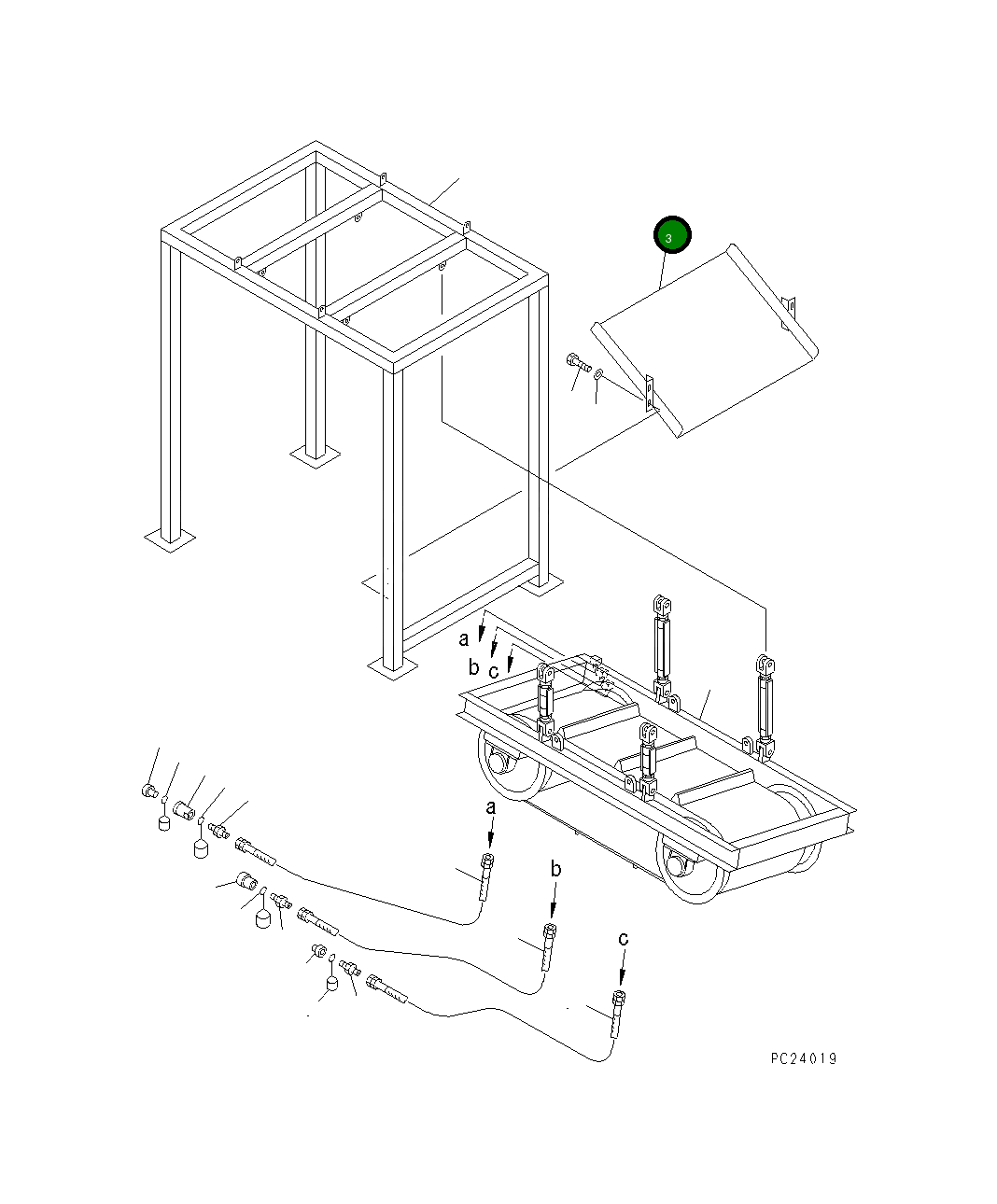Крышка 8221-78-1141  Komatsu