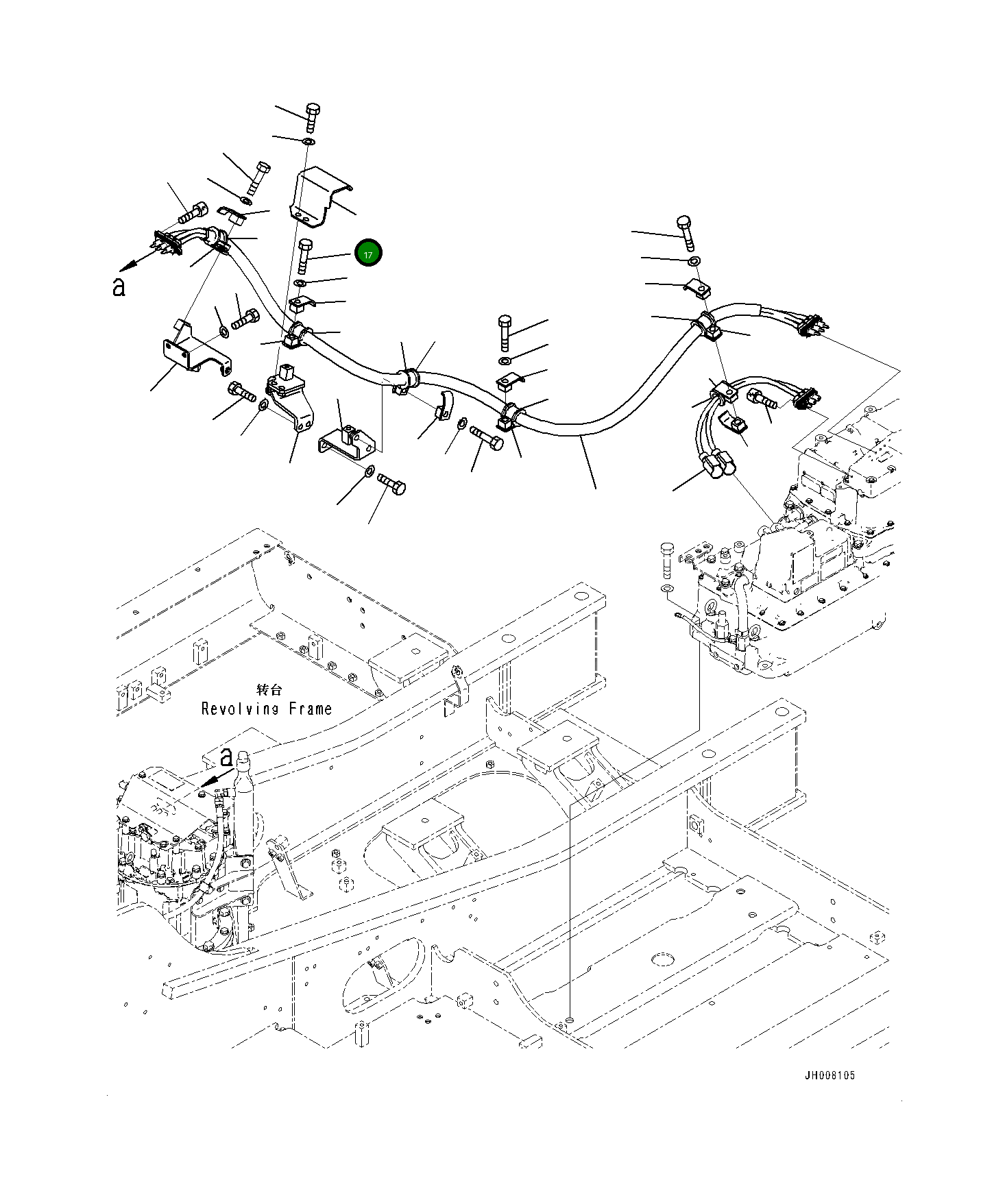 Крышка 205-06-32481 Komatsu