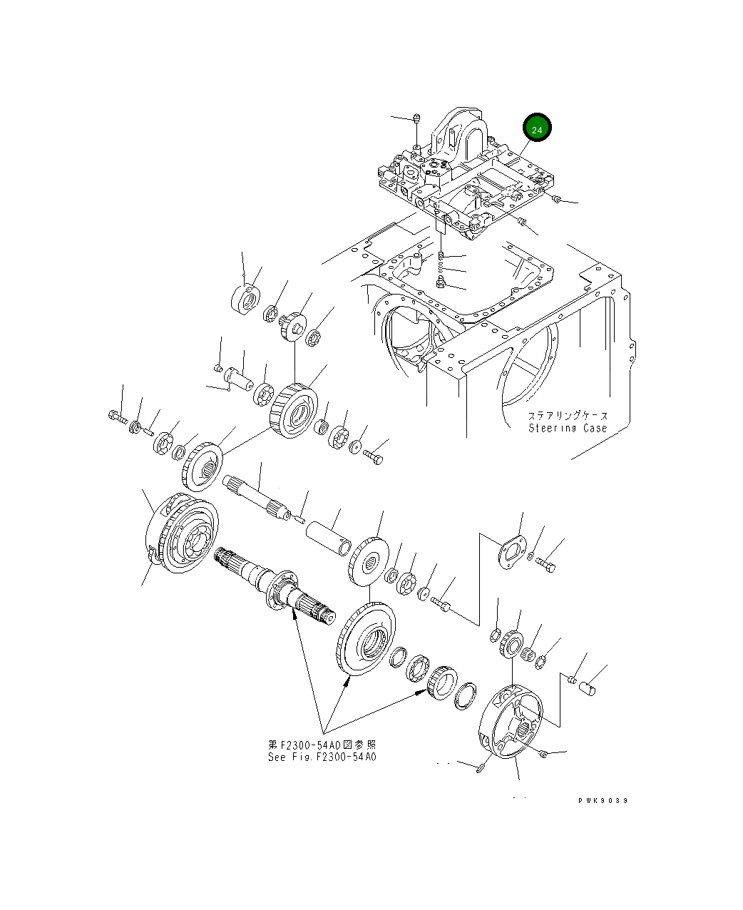 Крышка 134-22-66122 Komatsu