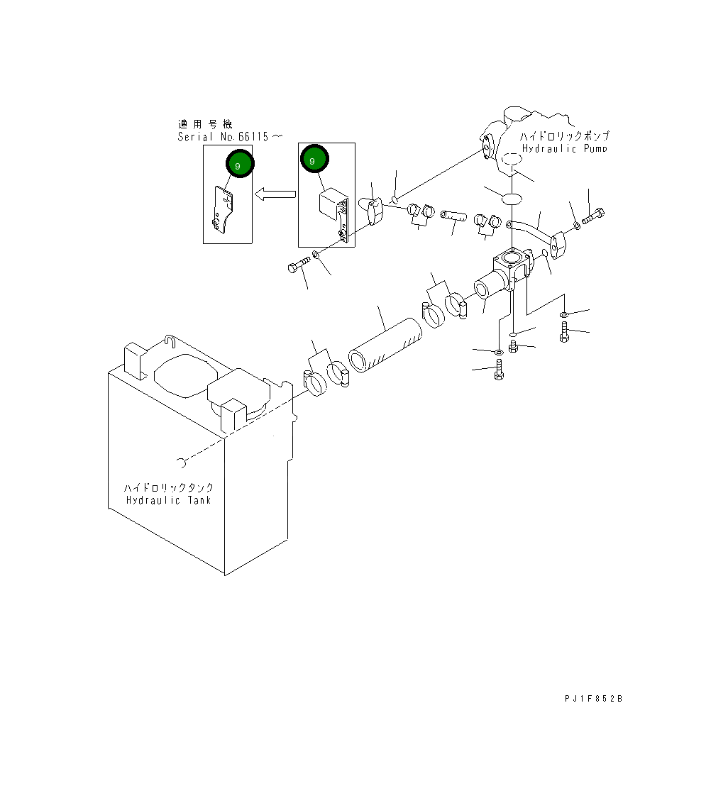 Крышка 203-06-67214 Komatsu
