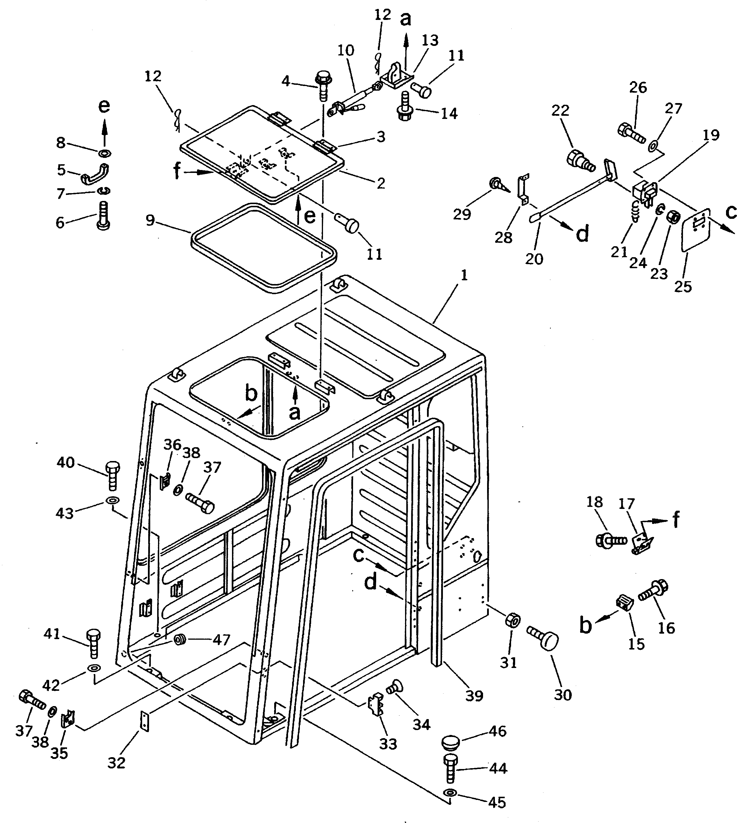 Болт 20Y-54-14890  Komatsu