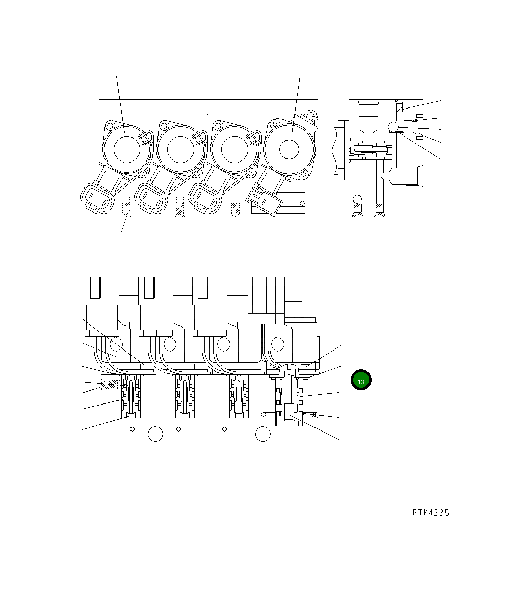 Кольцо уплотнительное (O-Ring) UC1301198007 Komatsu