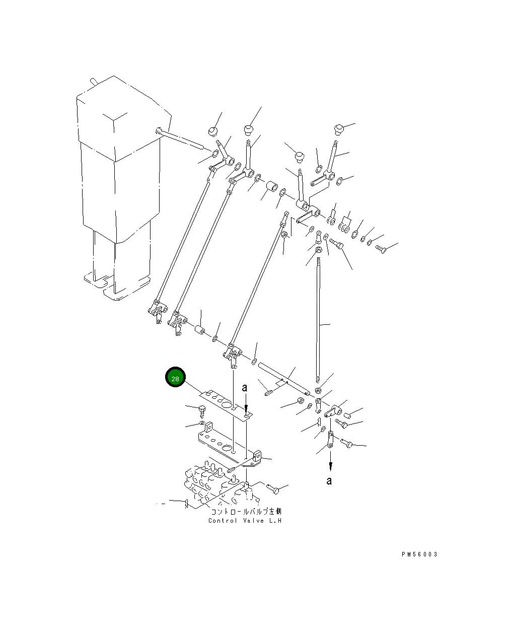 Крышка 23D-43-21710 Komatsu