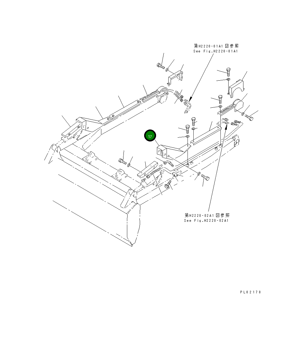 Крышка 124-X16-1480 Komatsu