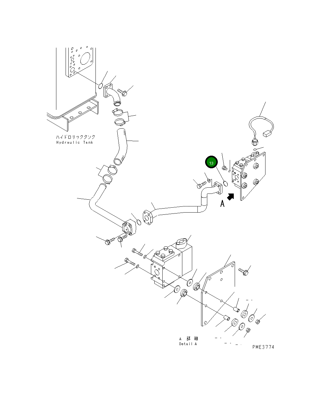 Кольцо уплотнительное (O-Ring) 07000-03042 Komatsu