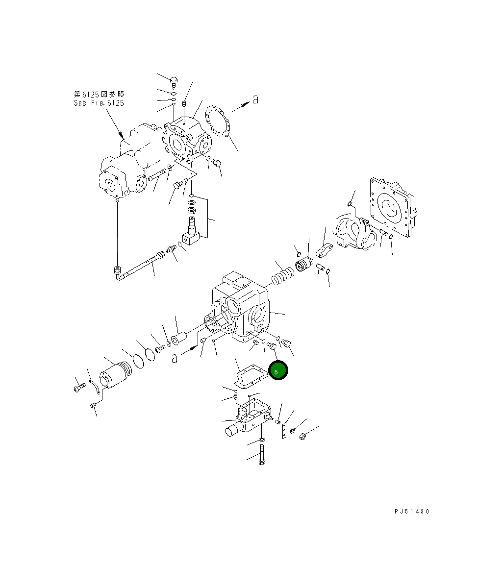 Кольцо уплотнительное (O-Ring) 262-61-11890 Komatsu