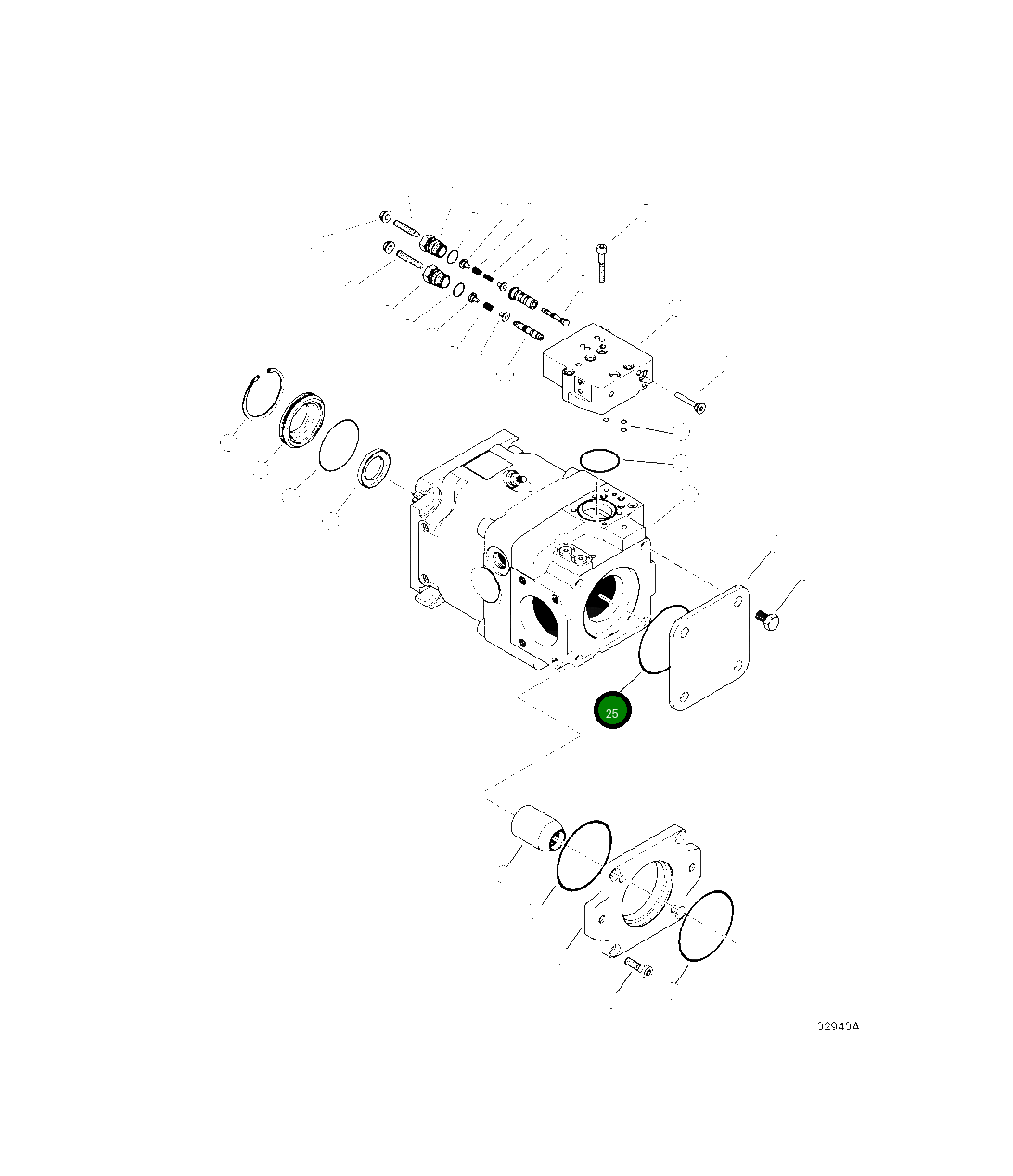 Кольцо уплотнительное (O-Ring) 27212 Komatsu