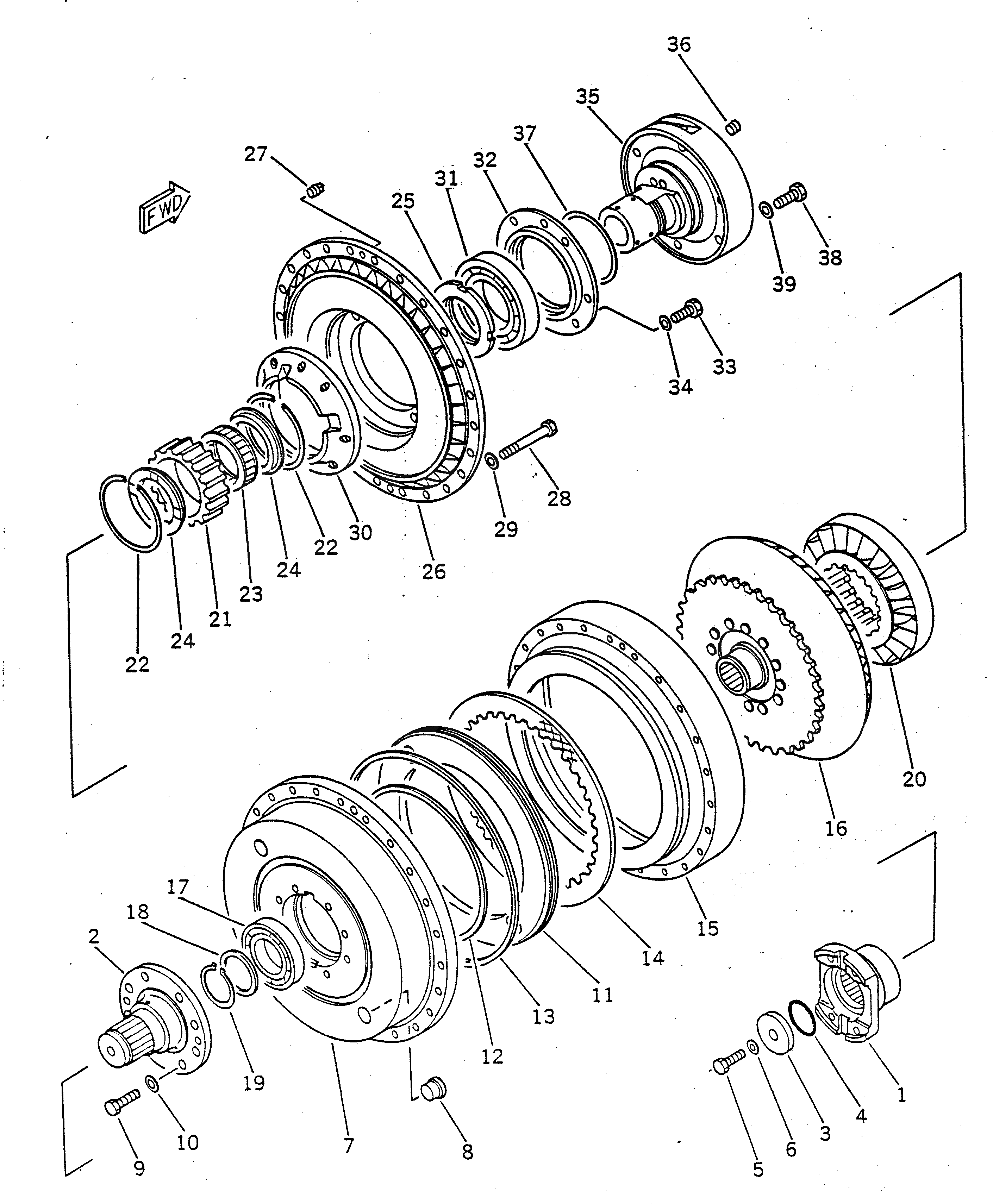Кольцо 711-24-17151  Komatsu