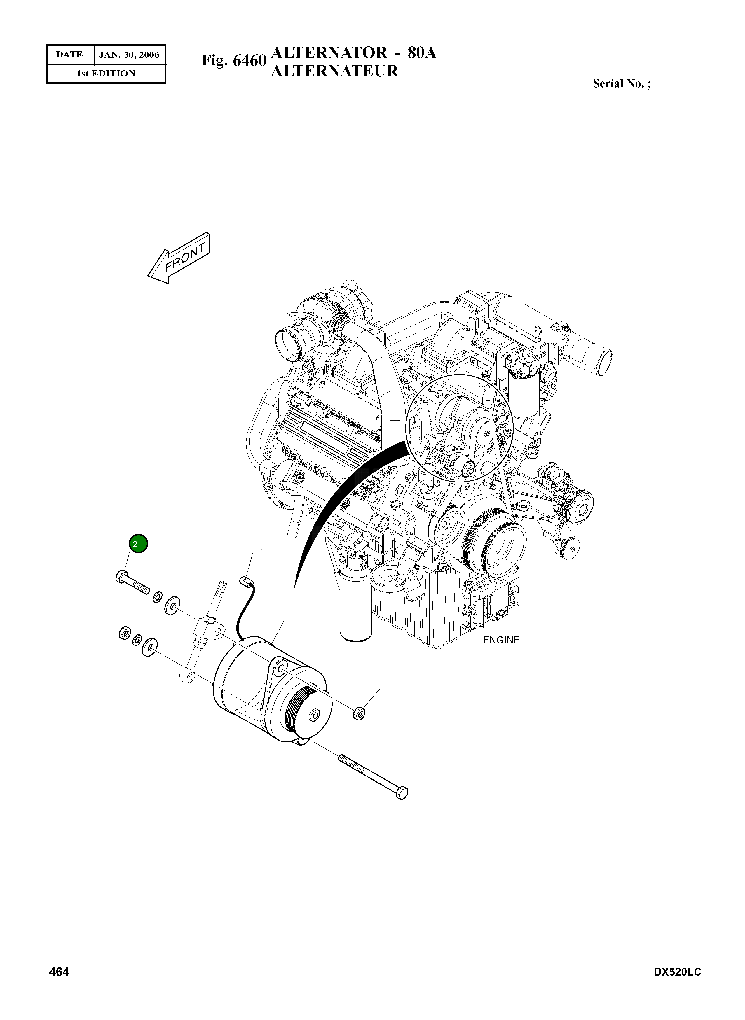Болт S0761053 Komatsu