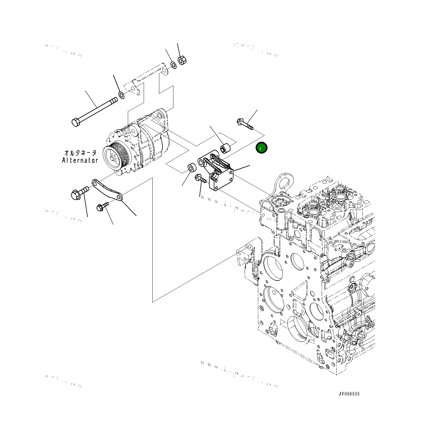 Болт 6742012441 Komatsu
