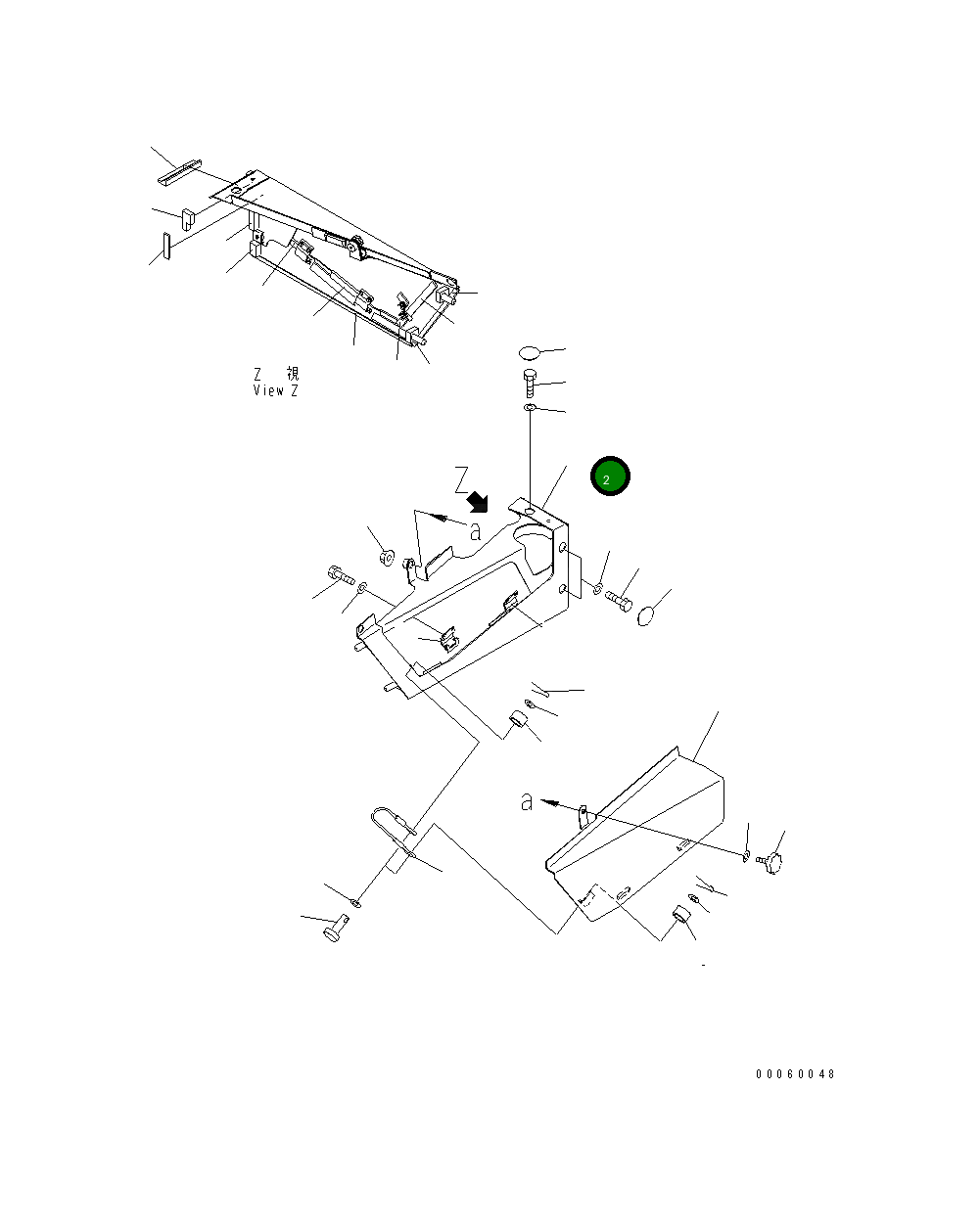 Крышка 17A-54-42582 Komatsu