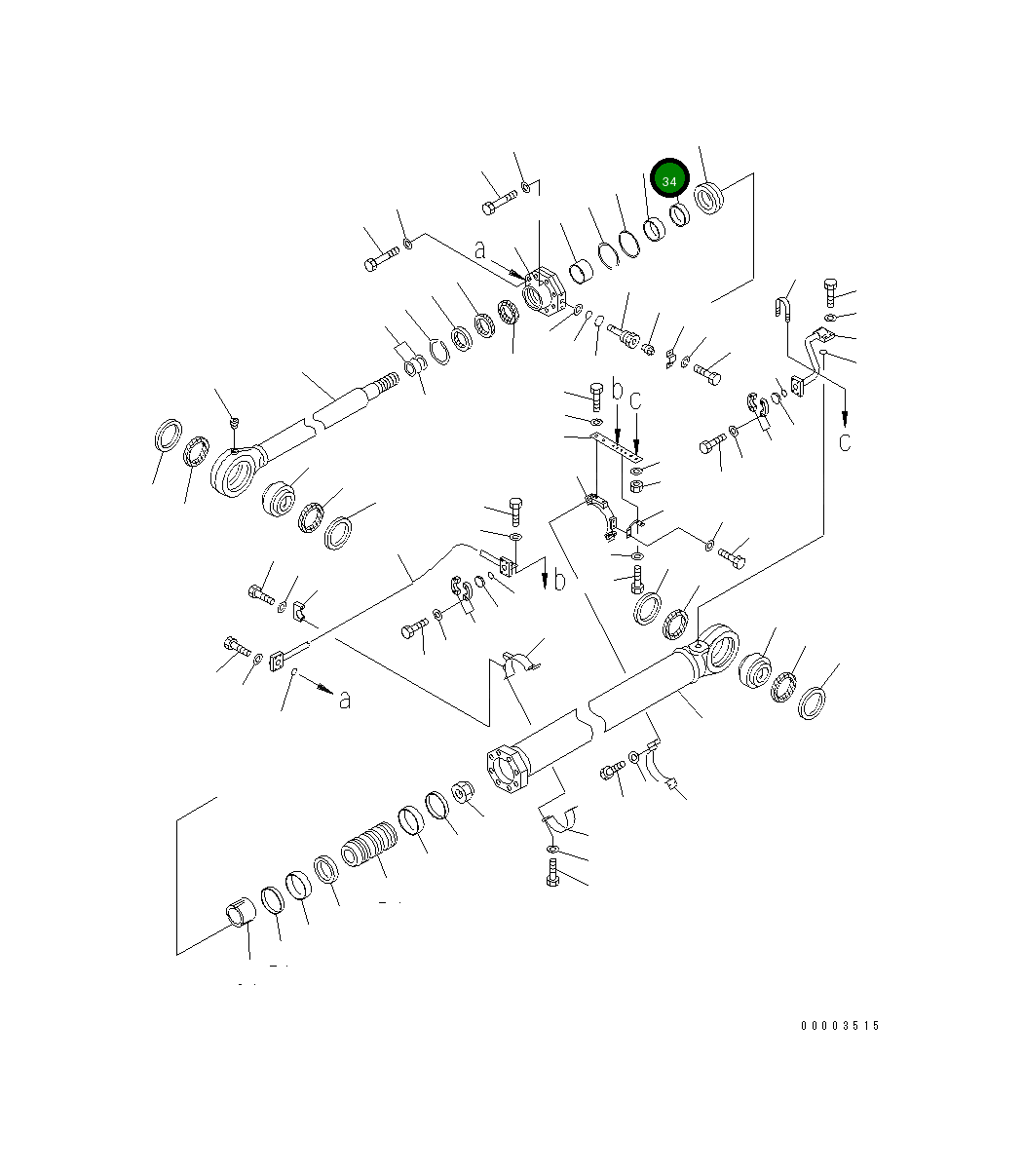 Кольцо 707-71-11510  Komatsu